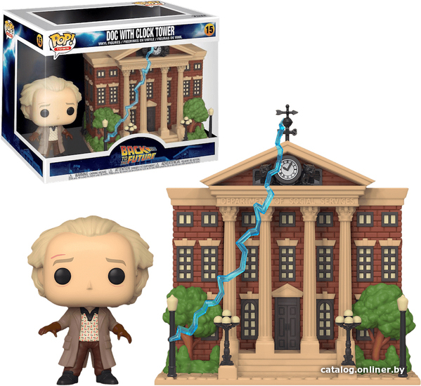 

Фигурка Funko POP! Town. BTTF - Doc w/Clock Tower 46910