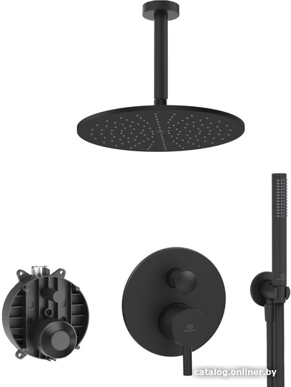 

Душевая система Ideal Standard Ceraline Black SetA6939XG-3