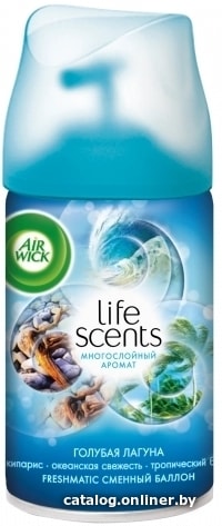 

Сменный блок для освежителя воздуха Air Wick Fresh Matic 250 мл (голубая лагуна)