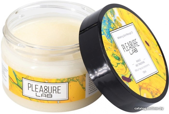 

Pleasure Lab Масло для тела Refreshing массажное твердое манго и мандарин 100 мл