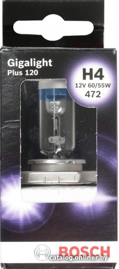 

Галогенная лампа Bosch H4 Gigalight Plus 120 1шт