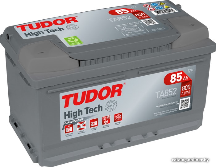 

Автомобильный аккумулятор Tudor High Tech TA852 (85 А·ч)