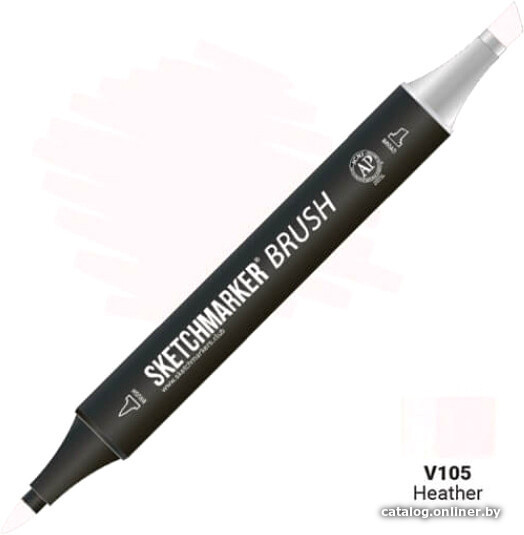 

Маркер художественный Sketchmarker Brush Двусторонний V105 SMB-V105 (вереск)