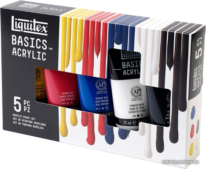 

Акриловые краски Liquitex Basics 3699361 (5 цветов)