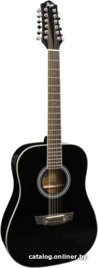 

Электроакустическая гитара Flight D-200/12 EQ BK