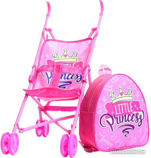 

Коляска для кукол Happy Valley Little Princess с рюкзачком 7105143