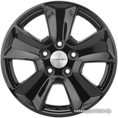 

Литые диски Khomen KHW1601 (Duster) 16x6.5" 5x114.3мм DIA 66.1мм ET 50мм Black