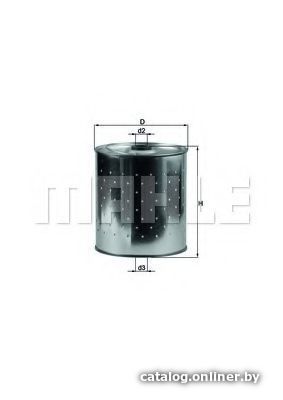 

Масляный фильтр Mahle Knecht OX85D
