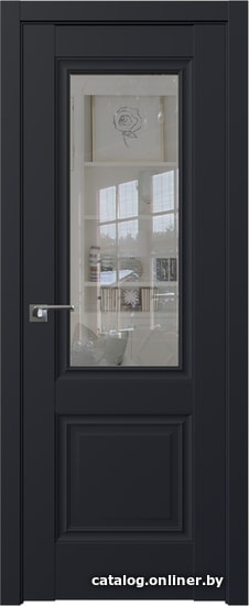 

Межкомнатная дверь ProfilDoors 2.37U 90x200 (черный матовый/стекло прозрачное)