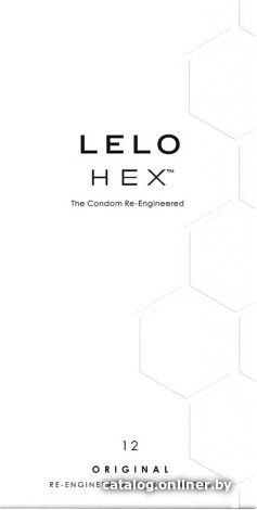 

Рельефные презервативы Lelo Hex (12 шт)