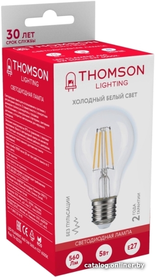 

Светодиодная лампочка Thomson Filament A60 TH-B2329