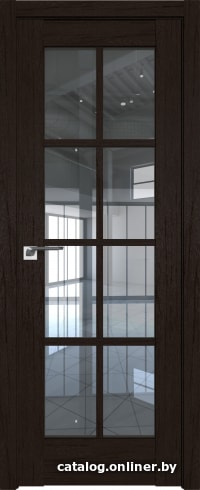 

Межкомнатная дверь ProfilDoors 101XN 60x200 (дарк браун, стекло прозрачное)