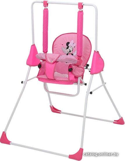 

Качель Polini Kids Disney baby (Минни Маус, с вышивкой, розовый)