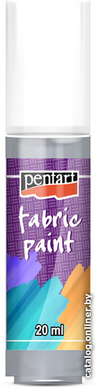 

Краска для текстиля Pentart Fabric paint 20 мл (серый)