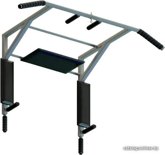 

Турник с брусьями Spektr Sport Стоун цельносварной (серый)