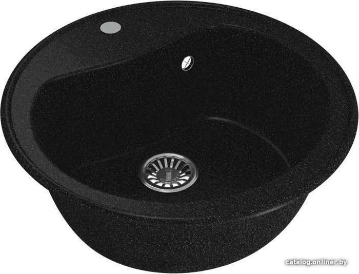 

Кухонная мойка Mixline ML-GM09 547586 (ультрачерный)