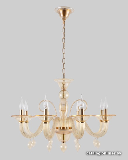 

Подвесная люстра Crystal Lux Caetano SP-PL8 Amber