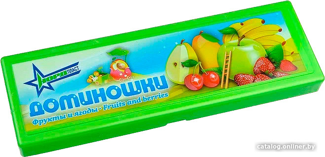 

Развивающая игра Нордпласт Доминошки Фрукты и ягоды 827