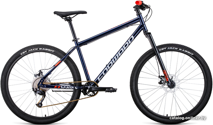 

Велосипед Forward Sporting 27.5 X р.17 2021 (темно-синий/красный)