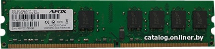 

Оперативная память AFOX 2GB DDR2 PC2-6400 AFLD22ZM1P