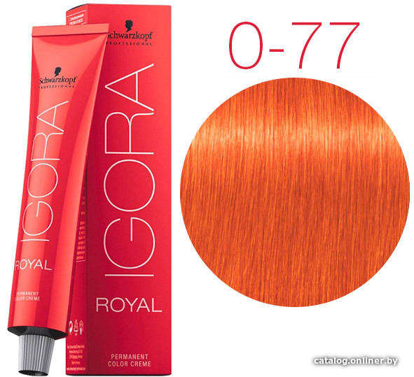 

Крем-краска для волос Schwarzkopf Professional Igora Royal Permanent Color Creme 0-77 60 мл