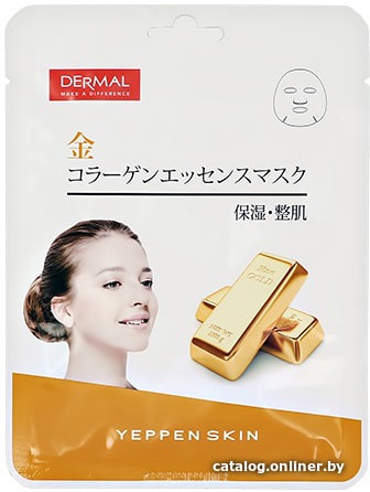 

Dermal Маска для лица Yeppen Skin с золотом и коллагеном 23 г