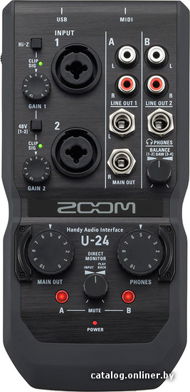 

Аудиоинтерфейс Zoom U-24