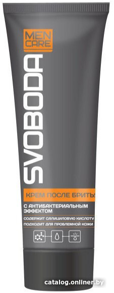 

Крем после бритья Svoboda Men Care С антибактериальным эффектом (80 мл)