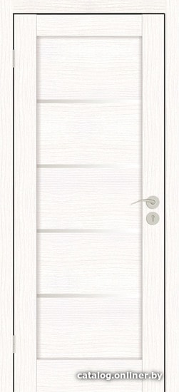

Межкомнатная дверь IstokDoors Горизонталь-1 ДЧ 70x200 (бьянко/светлое стекло)