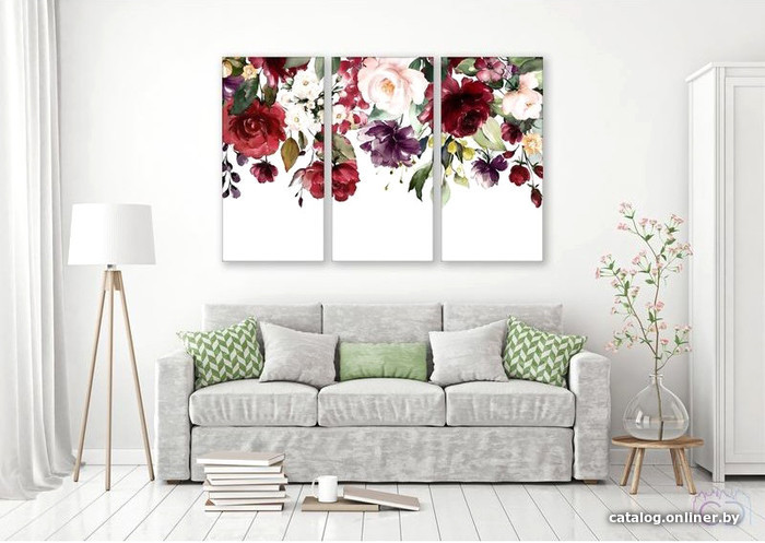 

Модульная картина Citydecor Цветы/Растения 7.95 75x117 см