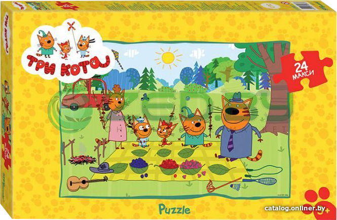 

Мозаика/пазл Step Puzzle Maxi Три кота 90033 (24 эл)
