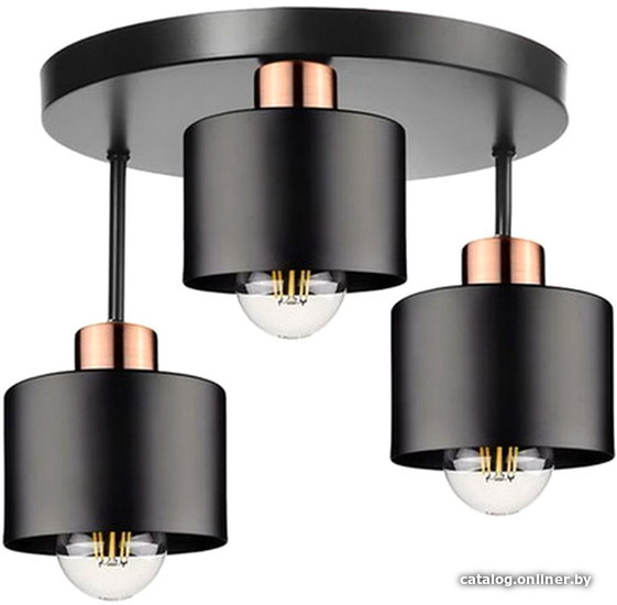 

Подвесная люстра Aitin Pro 8826/3 медный/черный