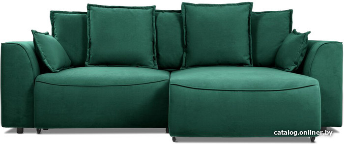 

Угловой диван Divan Напа Velvet Emerald 162215 (велюр, зеленый)