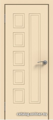 

Межкомнатная дверь Юни Эмаль ПГ-5 60x200 (ваниль)