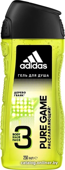 

Adidas Гель для душа Pure Game 3 в 1 250 мл