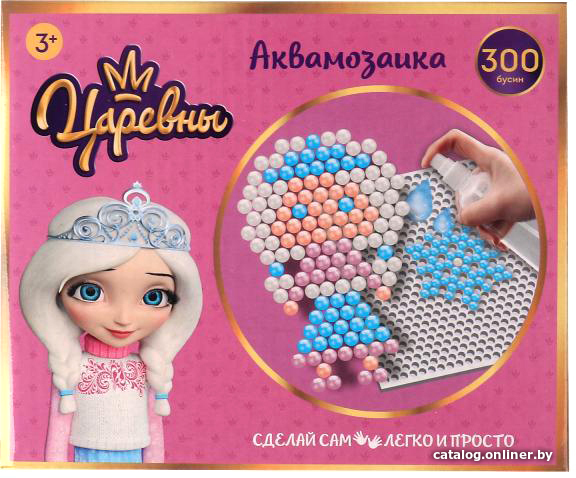 

Набор для создания поделок/игрушек MultiArt Аквамозаика Царевны AB300-TSR1