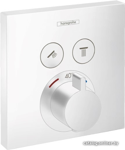 

Смеситель Hansgrohe ShowerSelect 15763700 (белый матовый)