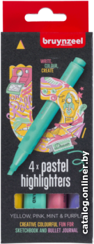 

Набор маркеров Bruynzeel Highlighter Pastel 60283104 (4шт)
