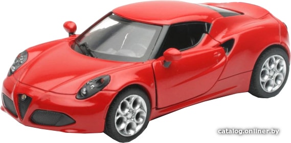 

Легковой автомобиль Bburago Alfa Romeo 4C 18-43037 (красный)