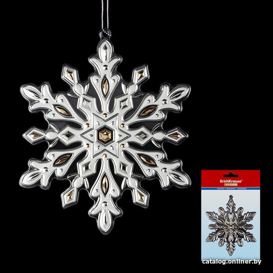 

Елочная игрушка Erich Krause Decor Снежинка 49589