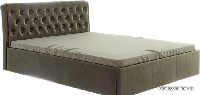 

Кровать Bon Mebel Дженни с ПМ 140x200 (кожзам коричневый)