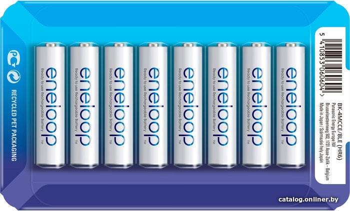 

Аккумулятор Panasonic Eneloop AAA 750mAh 8 шт. BK-4MCCE/8LE