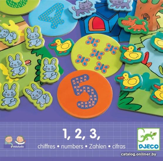 

Развивающая игра Djeco Eduludo Цифры 08315