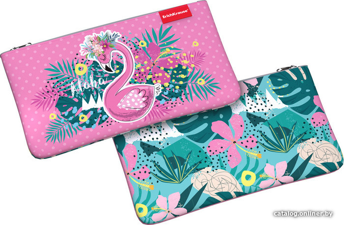 

Пенал Erich Krause Rose Flamingo 52308