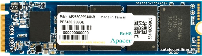 

SSD Apacer PP3480 256GB AP256GPP3480-R