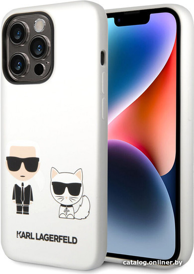 

Чехол для телефона CG Mobile Lagerfeld для iPhone 14 Pro KLHCP14LSSKCW
