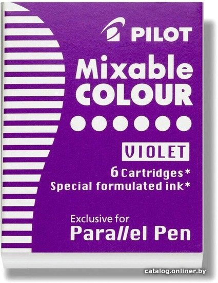 

Чернила для перьевой ручки Pilot Parallel Pen IC-P3-S6 V (фиолетовый)