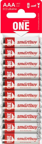 

Батарейка SmartBuy One AAA 10 шт. LR03