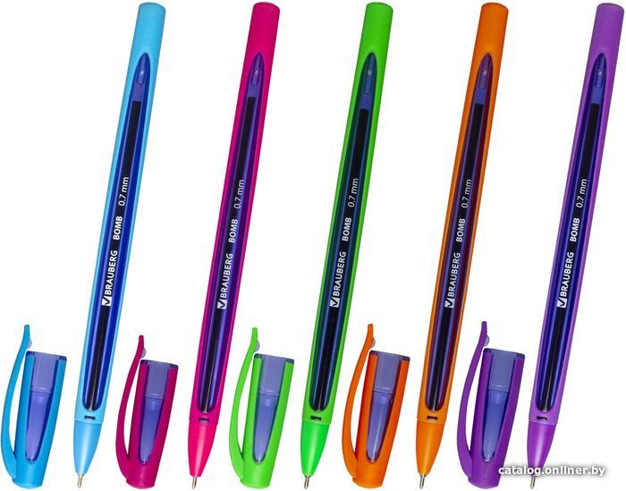 

Ручка шариковая BRAUBERG Bomb gt color 143346