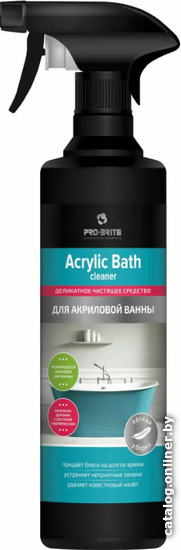 

Средство для акриловых ванн Pro-Brite Деликатное для акрила 1562-05 500 мл